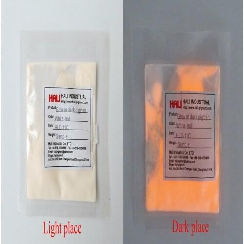 Glow in dark pigment,photoluminescent pigment,glowing color:red,(order reach 5 lot, give discount),free shipping.widely used