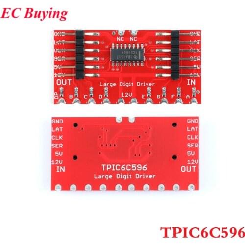 TPIC6C596 8-bit Shift Register 7-Segment Digital Tube Driver Register Module for Andrino Diy Electronic PCB Board Module