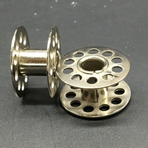 High Quality 10PC Metal Bobbins Spool Sewing Craft Tool Stainless Steel Sewing Machine Bobbins Spool for Brother Janome