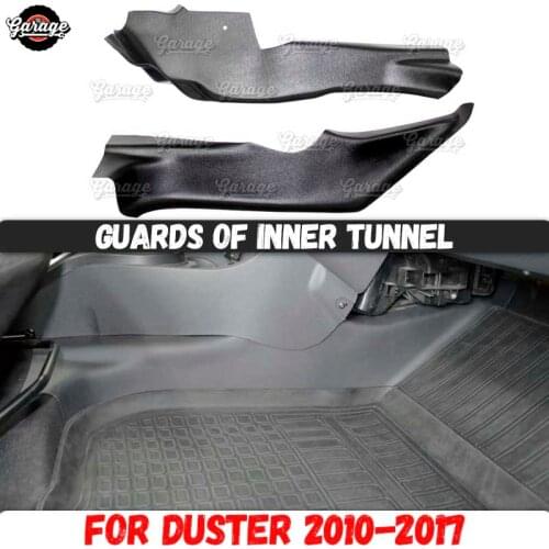 Guards of inner tunnel for Renault / Dacia Duster 2010-2017 ABS plastic accessories protect of center carpet car styling tuning