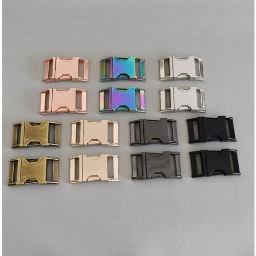 20 Pcs/Lot customized release buckle for garment bag accessories 1Inch(25mm) webbing DIY pet collar accessories