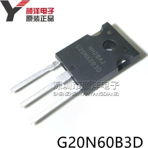 10PCS TO-3P HGTG20N60B3D TO3P G20N60B3D IGBT power tube New and original