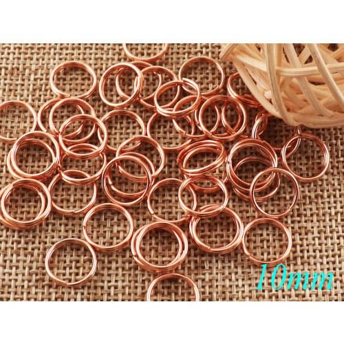 120pcs Rose Gold MINI Split Rings Key Ring,chain leather key ring,Key Rings key chain key ring,key chains key fob-10mm