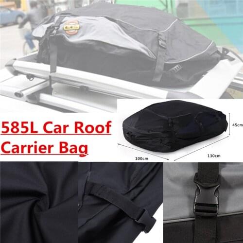 130X100X45cm Car Roof Top Bag Roof Top Bag Rack Cargo Carrier Luggage Storage Travel Waterproof Bag SUV Van For Cars