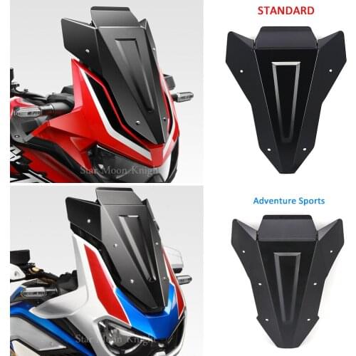 Fit For Honda CRF1100L CRF 1100 L Africa Twin Adventure Sports Aluminum Windshield Windscreen Aluminum Wind Shield Deflectore