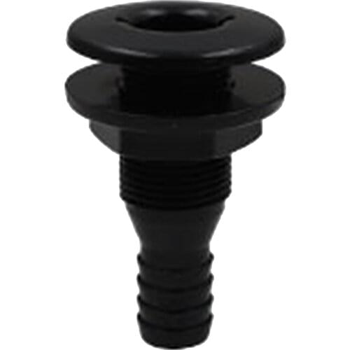 5/8'' Black Plastic Marine Yacht Bilge Pump Thru-Hull Fittings for Boat Accessories