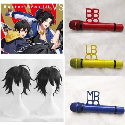 Division Rap Battle Hypnosis Mic DRB Yamada Ichiro Amemura Ramuda Iruma Jyuto Cosplay Microphone Anime Costume Accessories wig