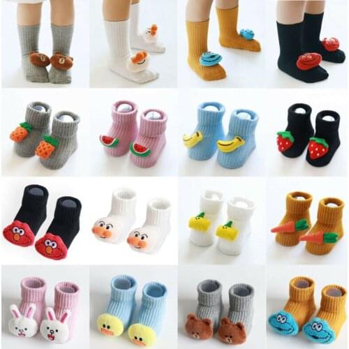 Cartoon Toddler Autumn Winter Baby Kid Soft Sock Anti-slip Socks Toddler Boots Floor Slipper Floor Socks