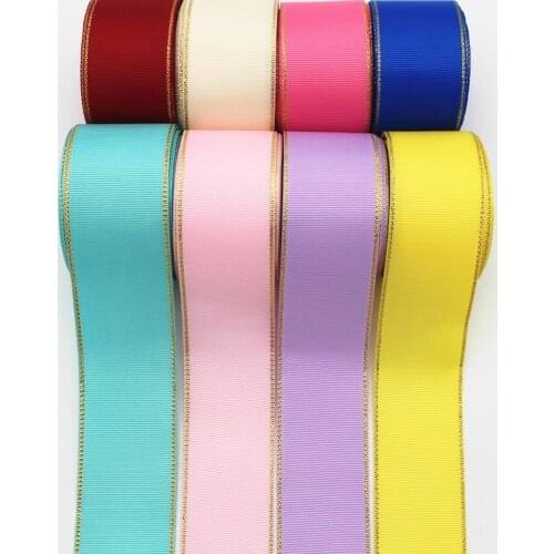10 16 25 38mm 10 yards Phnom penh ribbon double-sided satin ribbon diy handmade gift wrap belt 16mm-38mm