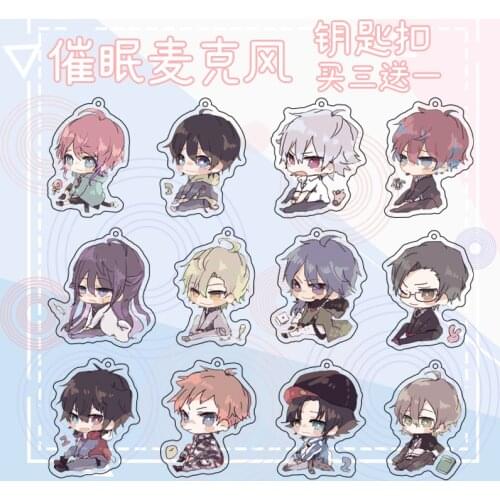 2021HOT Division Rap Battle Hypnosis Mic Yamada Saburo Keychain Cartoon Keyrings Gifts Collection School Bag Itabag Pendant Xmas