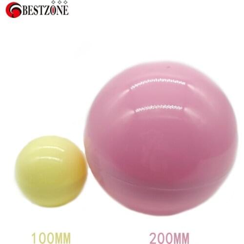 2Pcs/Lot Diameter 200MM Empty Plastic PP Toy Capsules Full Pink Big Surprise Round Ball Kids Gift Container EggShell
