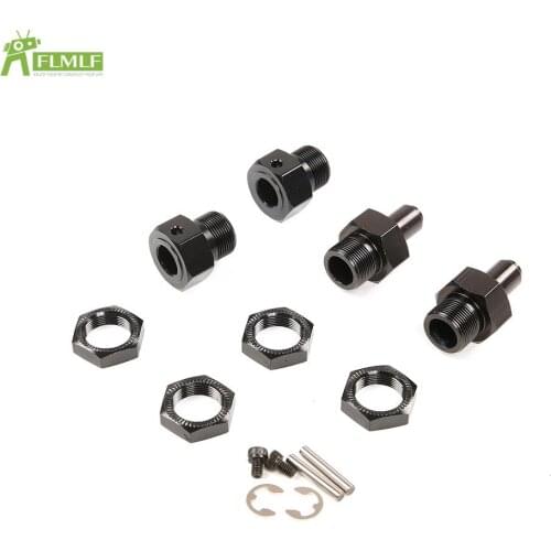 Alloy 24mm Front Rear Hex Hub Axle Kits Fit for 1/5 HPI ROFUN BAHA ROVAN KM BAJA 5B 5T 5SC RC CAR Toys PARTS
