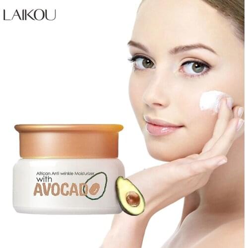 Laikou Africa Anti-wrinkle Moisturizer Avacado Anti-cracking Nourish Tender Anti Aging Skin Whitening Serum skin Care Face Cream
