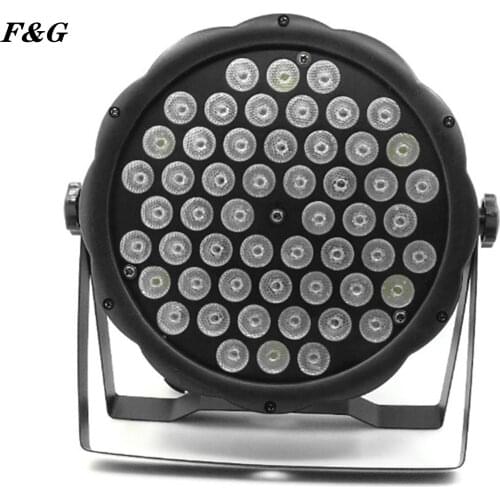 Lumière stroboscopique RGBW Disco 54x3w 12x3w, éclairage de scène à 8 canaux DMX 512