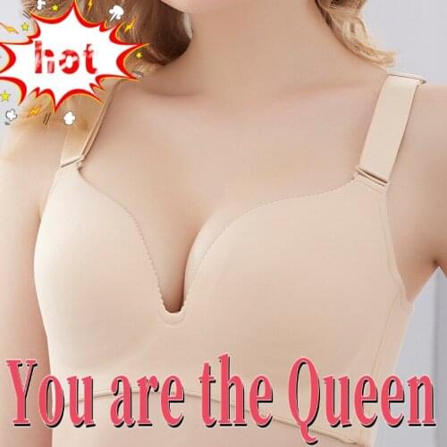 Push Up Plus Size Bra Large Cotton Underwire Brassiere Spandex Full Cup Big Size Bras for Women A B C D E Cup Bra 36 38 40 42 44