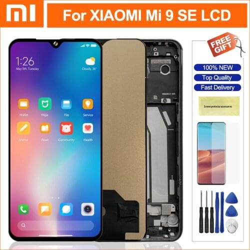 TFT Lcd Display For Xiaomi MI9 se LCD Display Touch Screen Digitizer With Frame Assesmbly Parts For Xiaomi 9 SE Screens