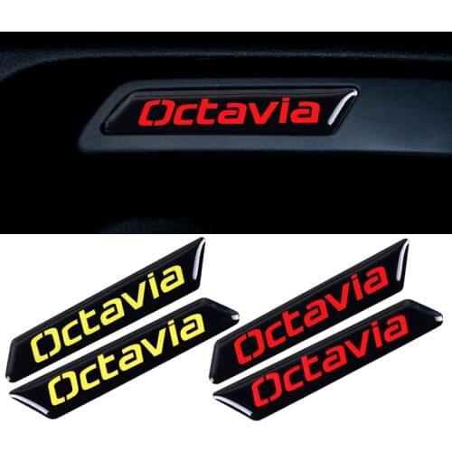 2pcs/set New style fit for skoda octavia Seat Lift Wrench Seat Insert Trim car sticker