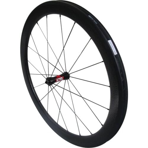 24 Holes Carbon Fiber Rear Wheel 700C 24/38/50/60/88m Depth Road Bicycle V-brake Wheel with D-T 2-4-0-s Front Hub Sap1m Spokes