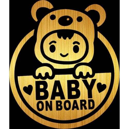 Carbon Fiber 3D Car Stickers Baby on Board Funny Sticker on Car Motorcycle Stickers and Decals Car Styling Vinyl Auto Decoration