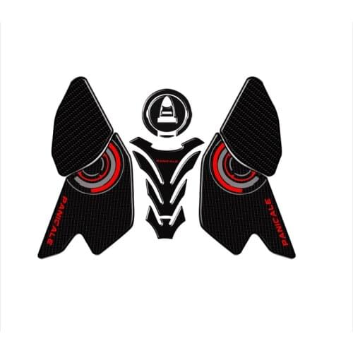 3D Motorcycle Anti slip Tank Pad Sticker Pad Side Gas Knee Grip Protector For DUCATI PANIGALE V4