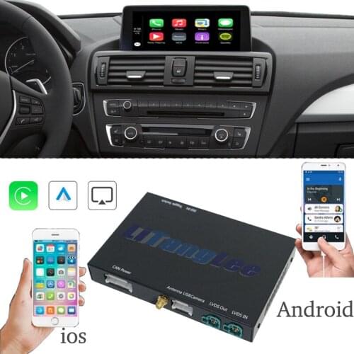 Car Camera Carplay Decoder Adapter Mirror Link Display Android Auto Play 360 BirdView For BMW 1 E81 E82 E87 E88 CIC 2008~2014