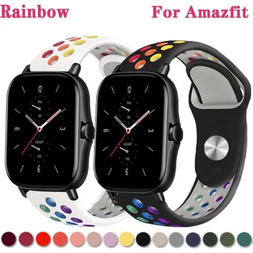 Pulseira 20mm 22mm For Correa Amazfit GTS 2 Mini GTR2 47mm Strap stratos 3 2s Bracelet Watchbands Amazfit Bip u Strap