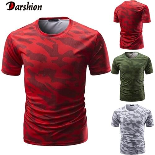Darshion Mens Camouflage T-Shirts