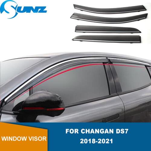 Side Window Deflectors For Changan DS7 2018 2019 2020 2021 Window Visor Vent Shades Sun Rain Deflector Guards SUNZ