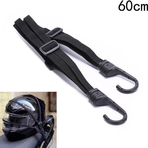 Hot sale Motorcycles Strength Retractable Helmet Luggage Elastic Rope Strap with 2 Hooks