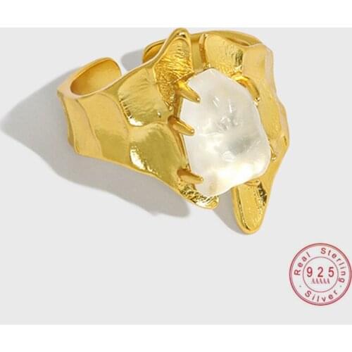 HI MAN 925 Sterling Silver Temperament All-Match Micro-Set Crystal Wide Ring Women Classic Personality Jewelry