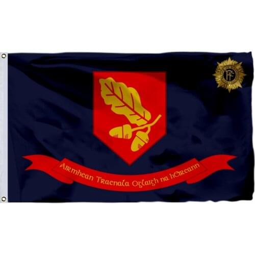 Ireland Defense Force Training Centre Flag 150X90cm (3x5FT) 120g 100D High Quality Banner Free Shipping