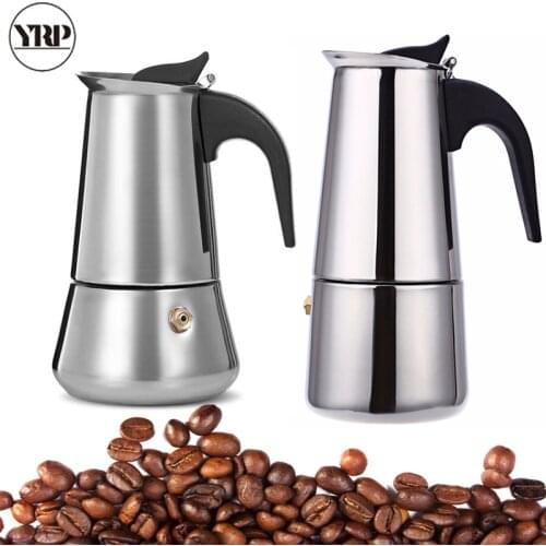 Mocha Coffee Maker Moka Pot Stainless Steel Filter Espresso Italian Coffee Maker Percolato Tools portable drip coffee maker