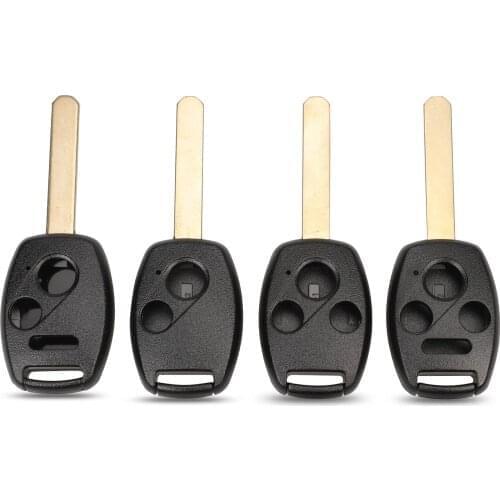 Kutery 10pcs/lot 2/3/4 Buttons Replacement Remote Car Key Shell Case Fob For Honda Accord Civic CRV Pilot Jazz Crv Odyssey