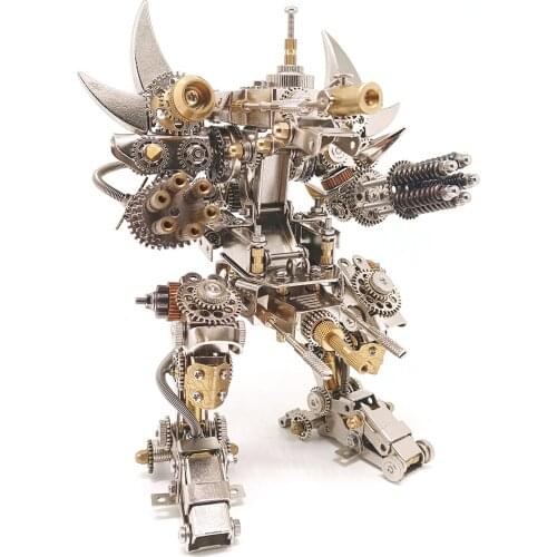 DIY 3D Metal Mechanical Mecha Model Kit Handmade Assembly Crafts Game Puzzles Assemble Toys For Kids Gift