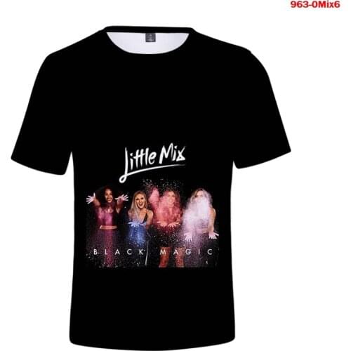 Little Mix 2021 fashion tee shirt for Girls Summer unisex Casual 3d t-shirt summer short sleeve t shirt Baby boys tshirt tops