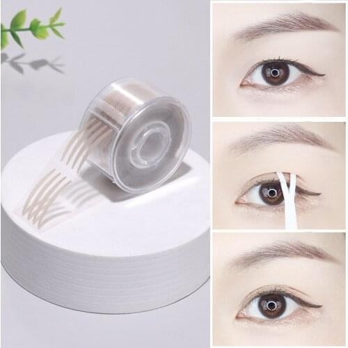 Cheap 600PCS Invisible Eyelid Sticker Lace Eye Lift Strips Double Eyelid Tape Adhesive Stickers Eye Tape Tools L/S Style