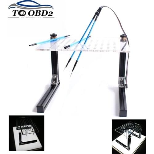 New LED BDM Frame ECU Programming Adapter Full Set LED Design Arcylic Board Mesh Assistant&Alu Stand ECU Tool For V5.017 V7.020