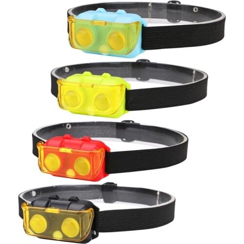 Rechargeable 2 COB LED Work Headlight Flashlight Waterproof Flashlights 3 Modes Headlamps for Adults Running Camping Fishing