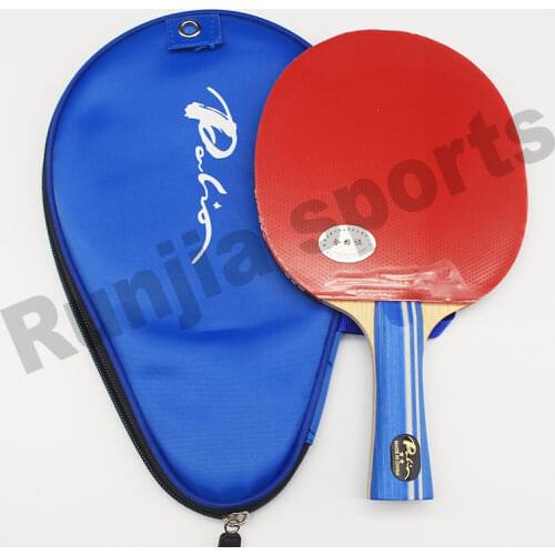 Palio two stars finished racket pimples in new player young children use fast attack with loop ping pong game racquet game