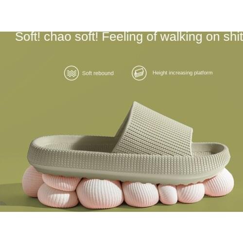 4cm Slip-on Slippers Womens Summer Home Bathroom Slippers Platform plus Slippers Mens Eva Home Slippers Slippers Women Shoes