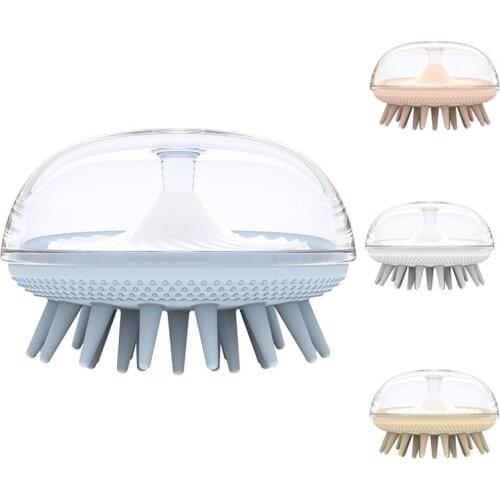 Silicone Head Body Scalp Massage Brush Shampoo Hair Washing Comb Shower Brush Bath Spa Slimming Massaging Brushes Care Tool Comb