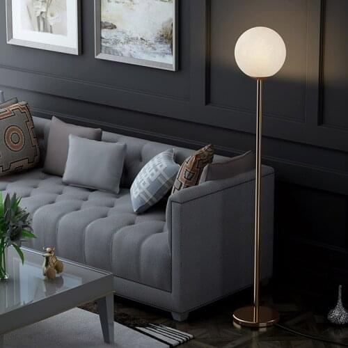 Modern Glass Floor Lamp Nordic Floor Lamps For Living Room Bedroom Study Decor Light Home E27 Bedside Table Lamp Standing Lamp