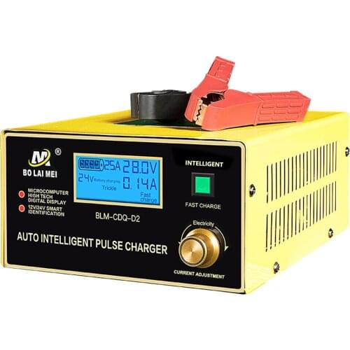 High voltage electric vehicle engine 24 volt battery charger