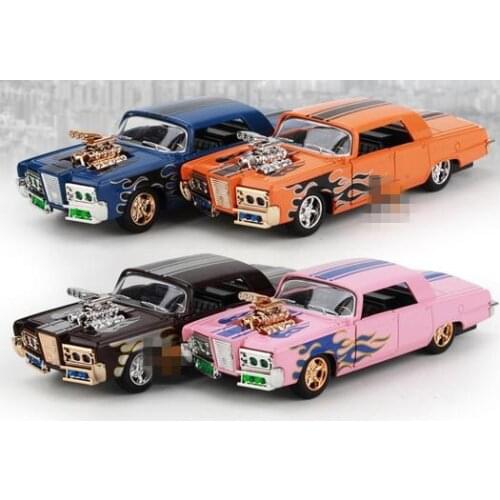 1:43 alloy car models, high simulation modified models, high-end ornaments with sound and light back to power, free shipping