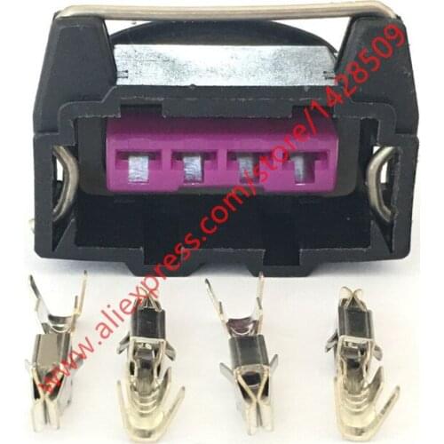 5 Sets 4 Pin Female Electric Automotive Waterproof Connector With Terminals