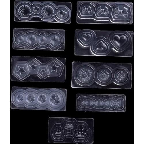 1pc Clear Silicone Mould 3D DIY Nail Art Flower UV GEL Acrylic Powder Mold Decor