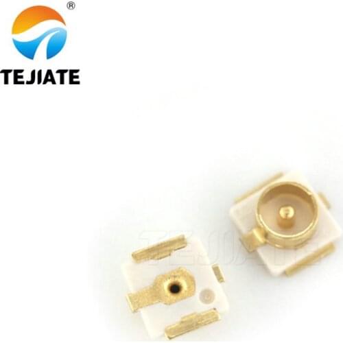 10PCS First Generation IPEX/IPX Connector U.FL-R-SMT RF Coaxial Connector Patch Antenna Base PCB Antenna Pedestal
