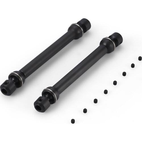 2PCS Stainless Steel Universal Drive Shaft Transmission 112-152mm for SCX10 D90 RC4WD RC Crawler Car Part Accessories