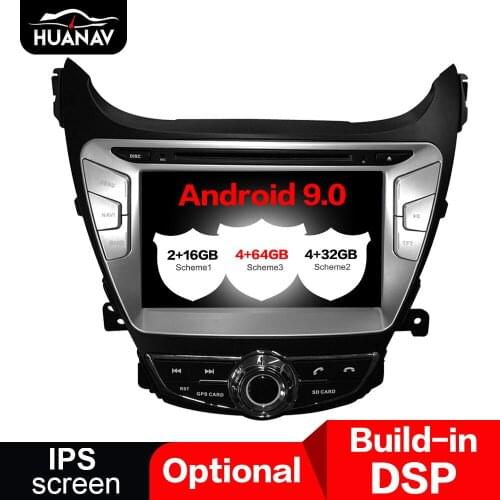 Car DVD Player For Hyundai Elantra(MD)2011 2012 2013 Avante GPS navigation 2 din radio 8'' IPS stereo Android 8.1 4+32GB
