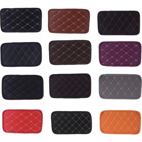Car Leather Armrest Mat Box Cover Auto Central Arm Rest Covers Protection Pad
